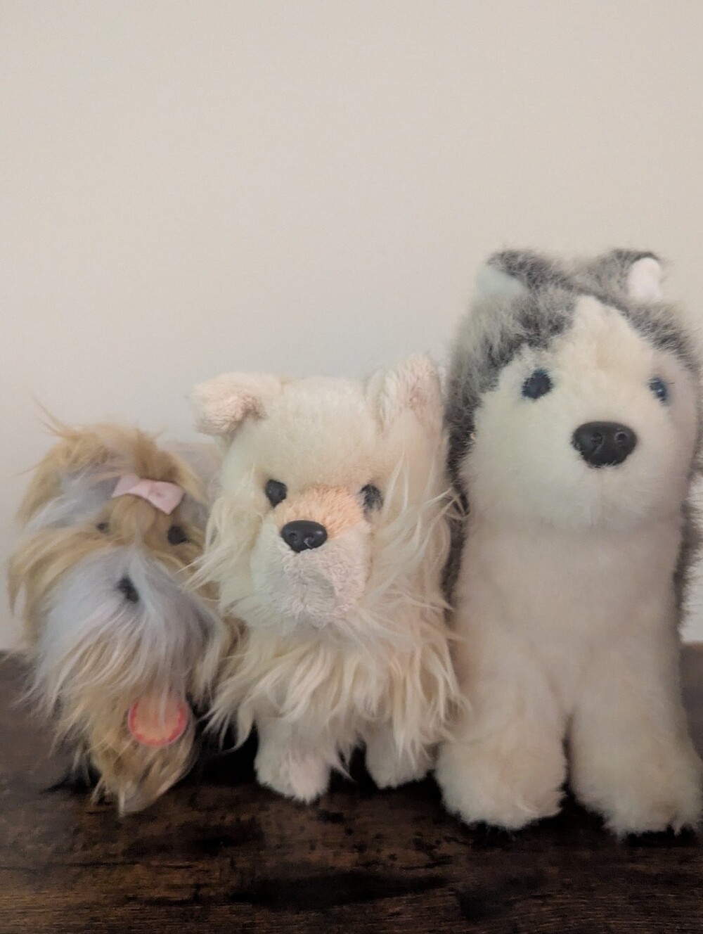 American Girl Dogs Pomeranian, Yorkie, and Husky